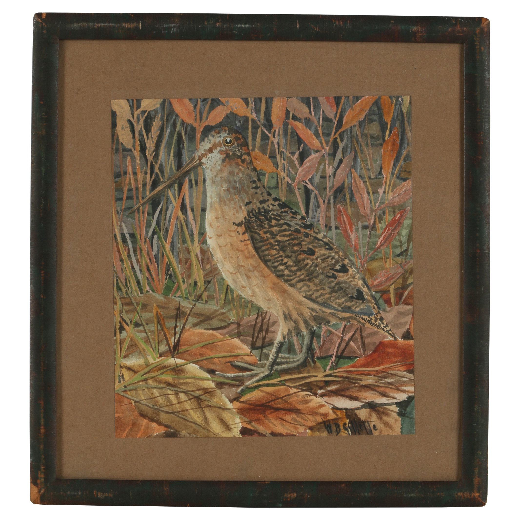 William B. Gillette Watercolor Painting