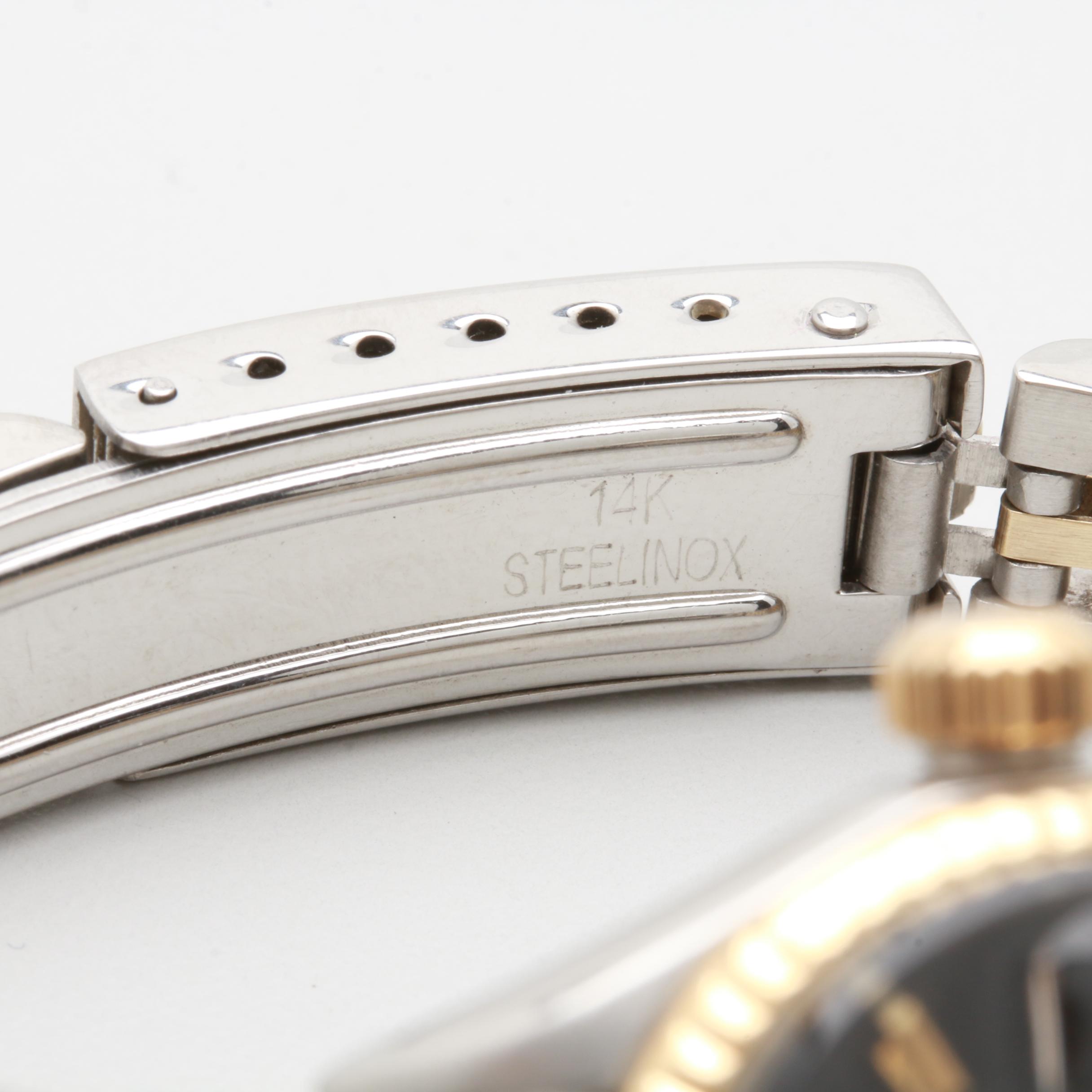 Circa 1971 Rolex Stainless Steel and 14K Yellow Gold Watch