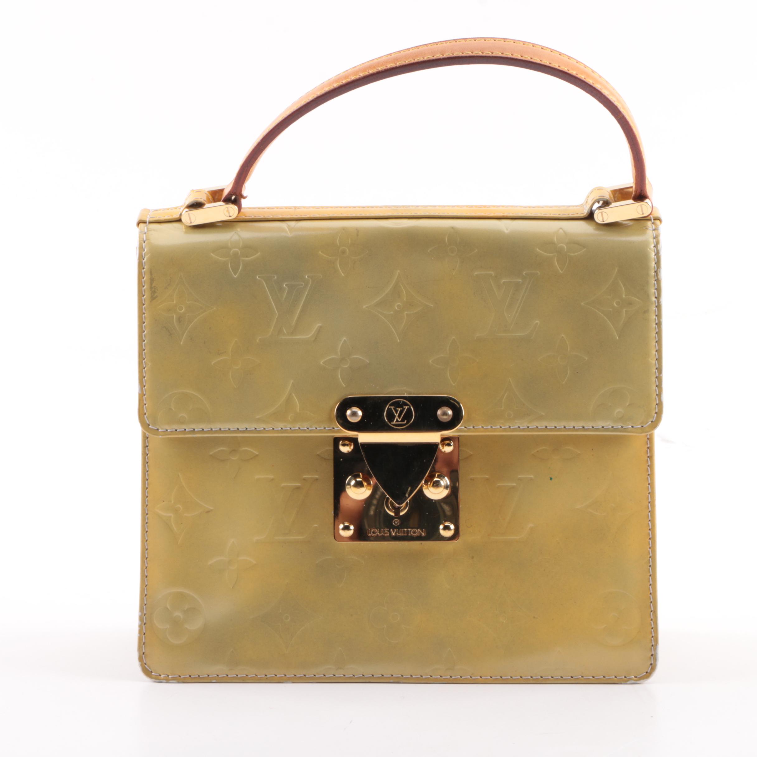 1999 Louis Vuitton Paris Vernis Leather Handbag