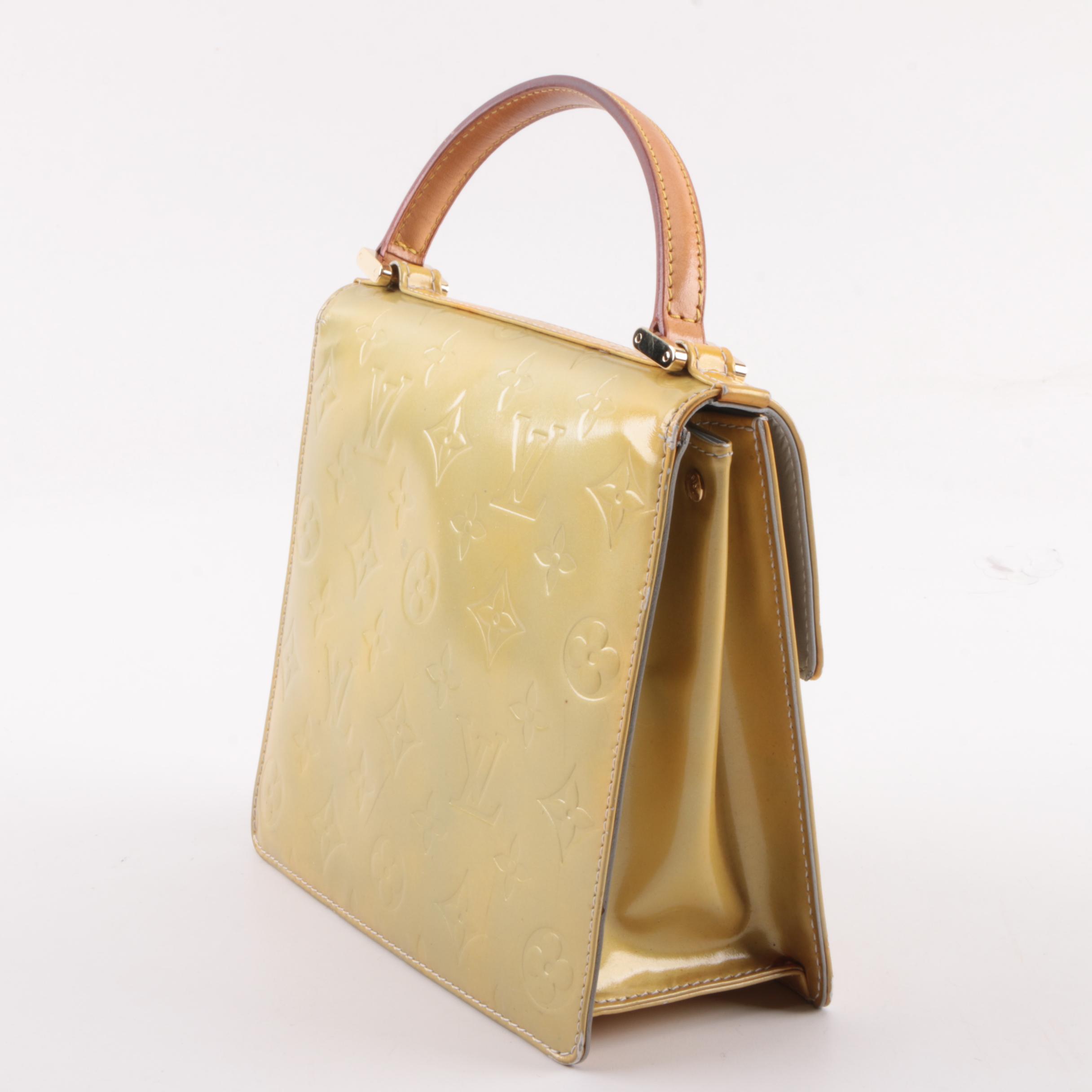 1999 Louis Vuitton Paris Vernis Leather Handbag
