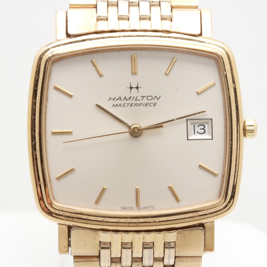 Hamilton "Masterpiece" Swiss Quartz Wristwatch