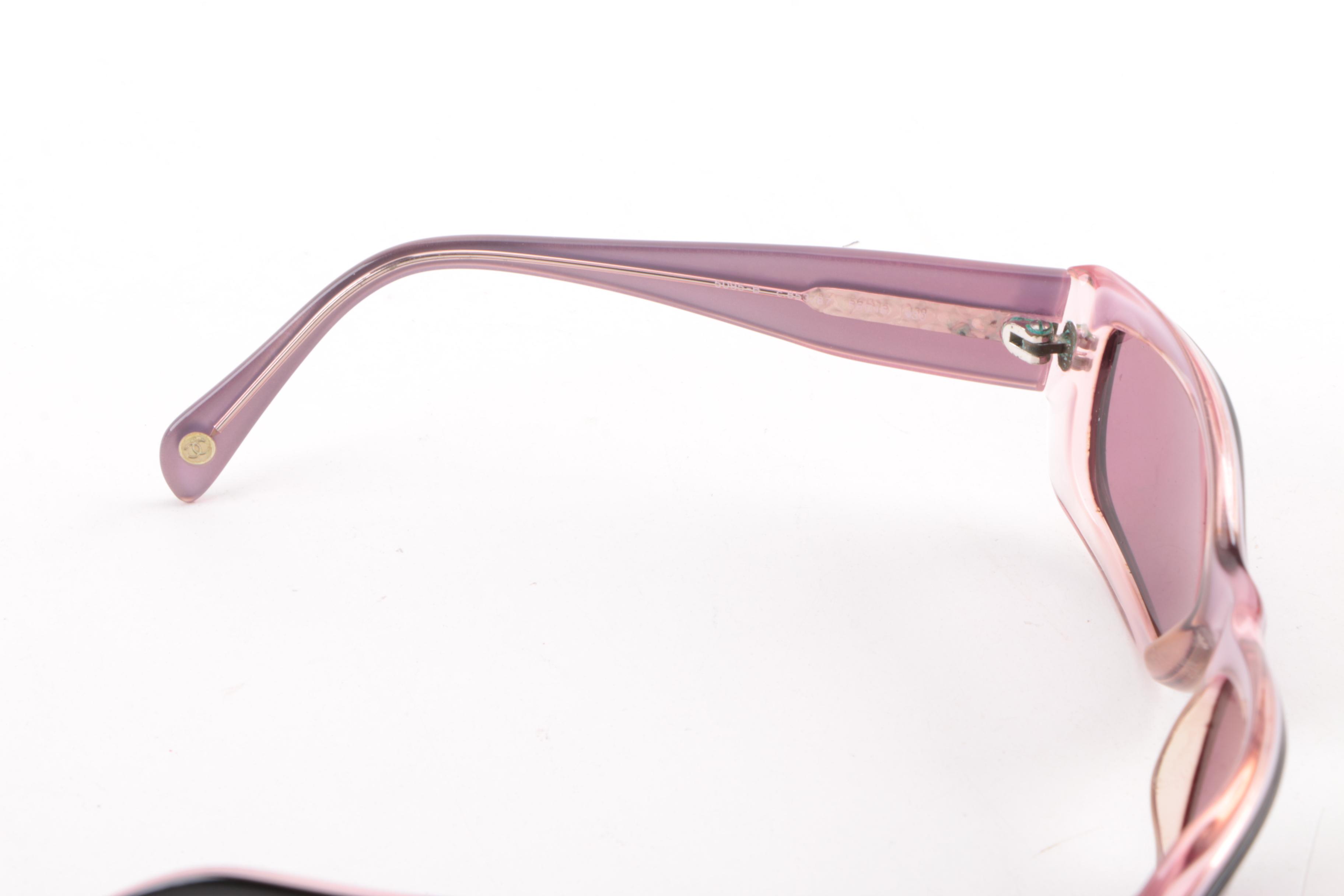 Chanel Sunglasses with Chanel and Prada Eyeglasses