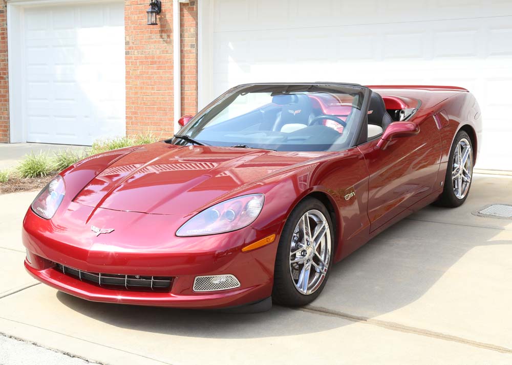 2007 Monterey Red Metallic Chevrolet Corvette C6 Z51 Convertible