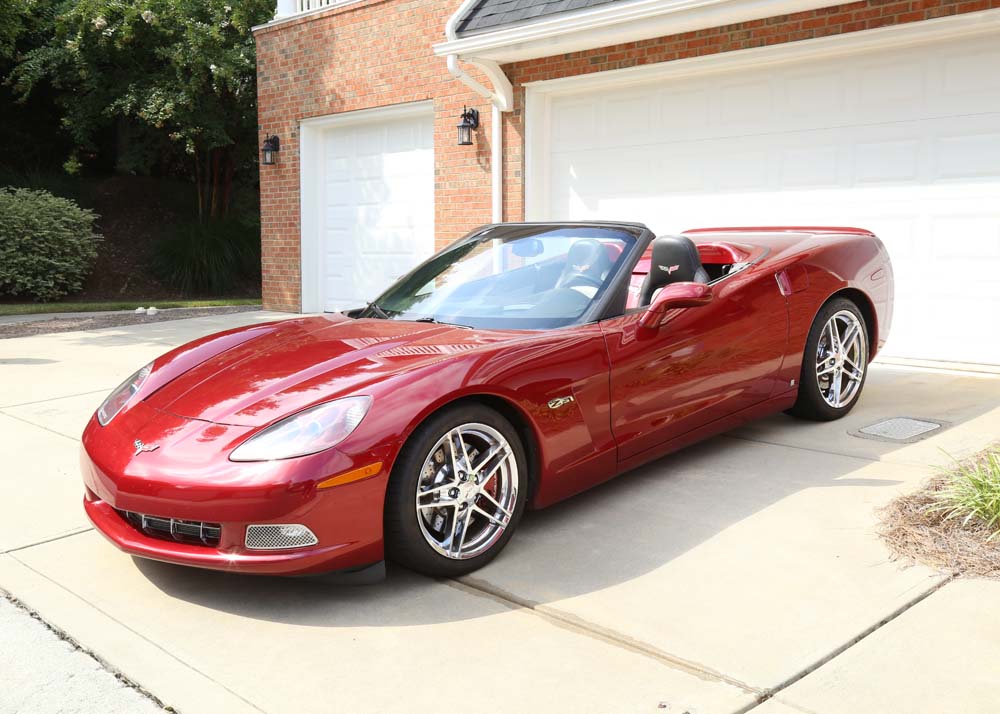 2007 Monterey Red Metallic Chevrolet Corvette C6 Z51 Convertible