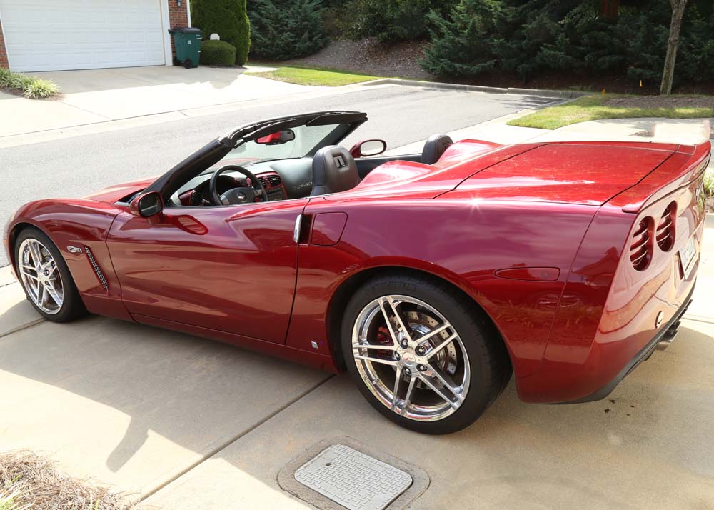 2007 Monterey Red Metallic Chevrolet Corvette C6 Z51 Convertible