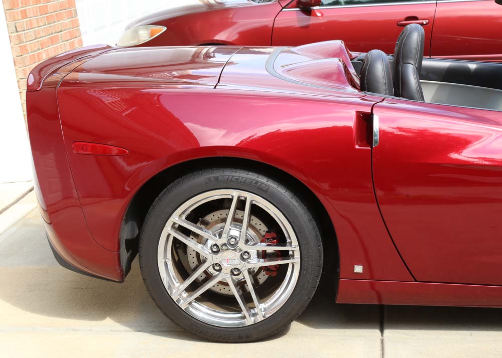 2007 Monterey Red Metallic Chevrolet Corvette C6 Z51 Convertible