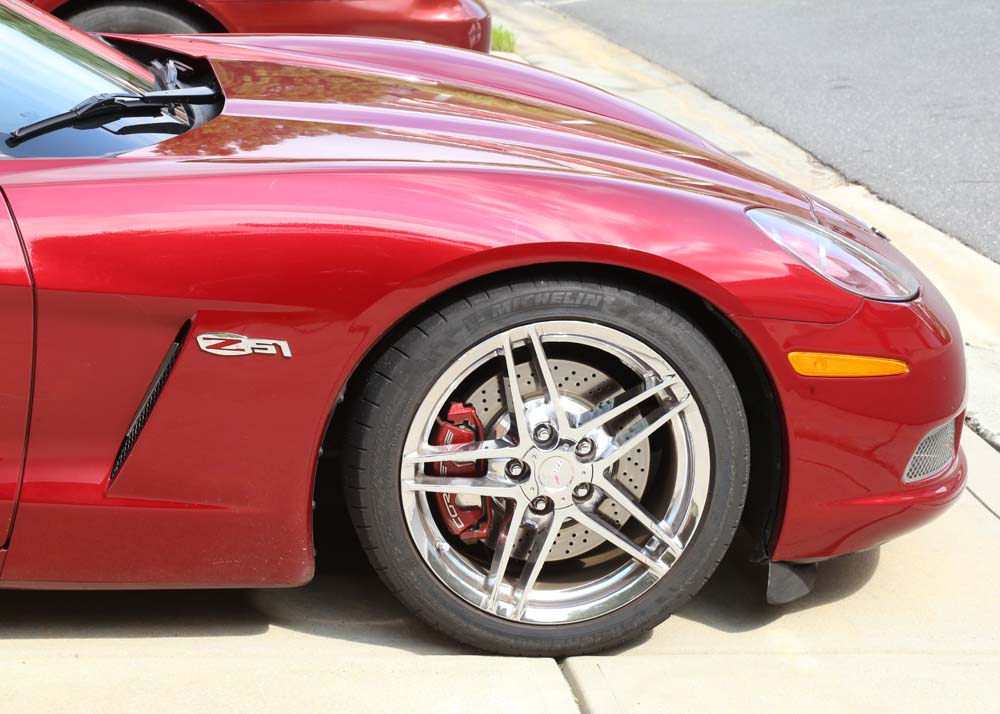 2007 Monterey Red Metallic Chevrolet Corvette C6 Z51 Convertible