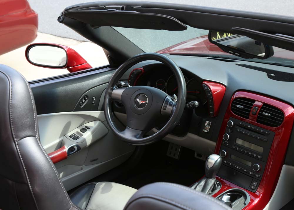 2007 Monterey Red Metallic Chevrolet Corvette C6 Z51 Convertible