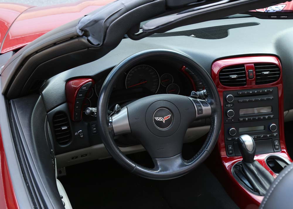 2007 Monterey Red Metallic Chevrolet Corvette C6 Z51 Convertible