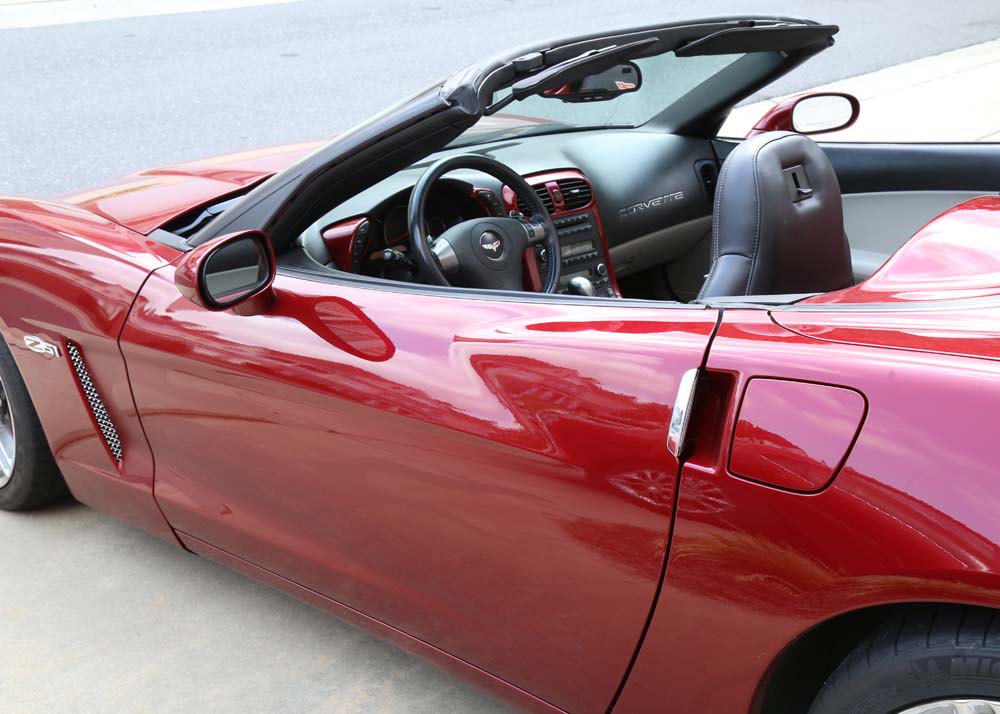 2007 Monterey Red Metallic Chevrolet Corvette C6 Z51 Convertible