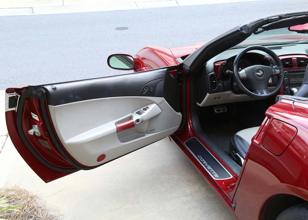 2007 Monterey Red Metallic Chevrolet Corvette C6 Z51 Convertible