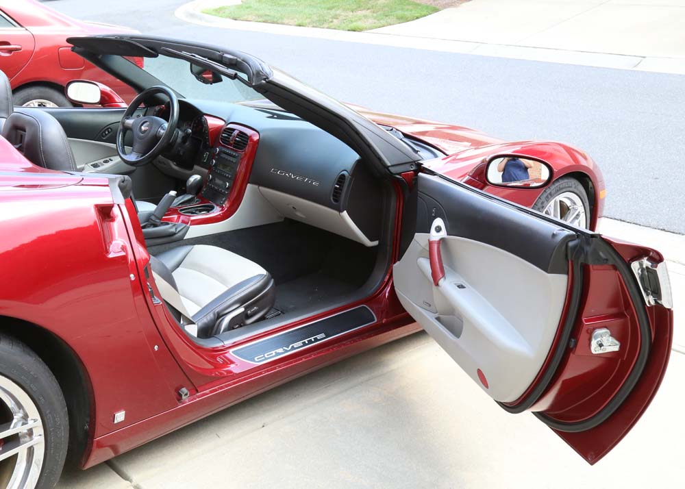 2007 Monterey Red Metallic Chevrolet Corvette C6 Z51 Convertible