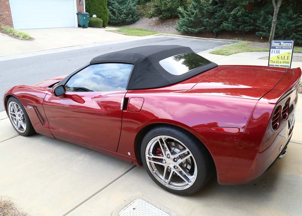 2007 Monterey Red Metallic Chevrolet Corvette C6 Z51 Convertible