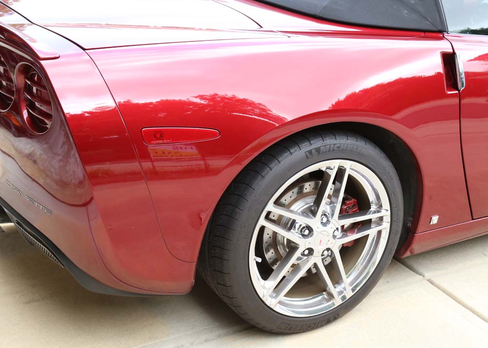 2007 Monterey Red Metallic Chevrolet Corvette C6 Z51 Convertible