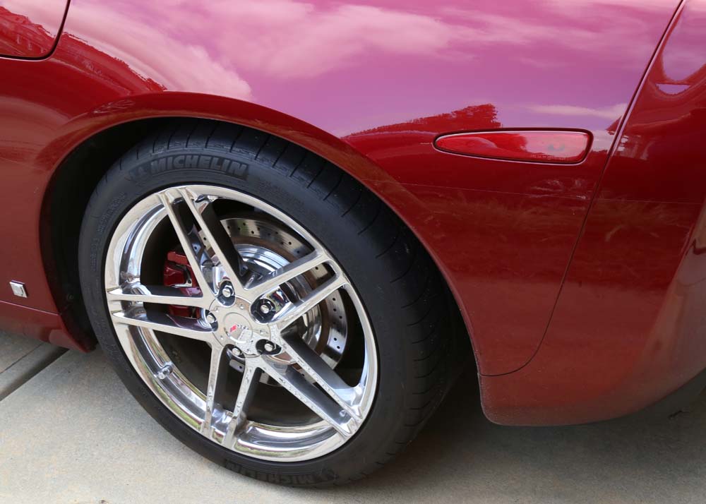 2007 Monterey Red Metallic Chevrolet Corvette C6 Z51 Convertible