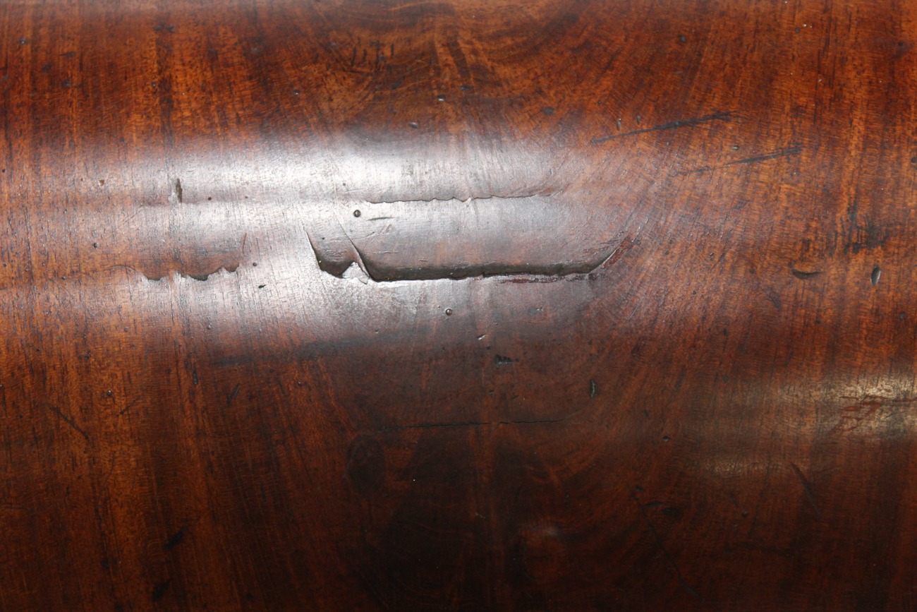 Dutch Mahogany Bureau-Form Decanter Box, Early 19th Century