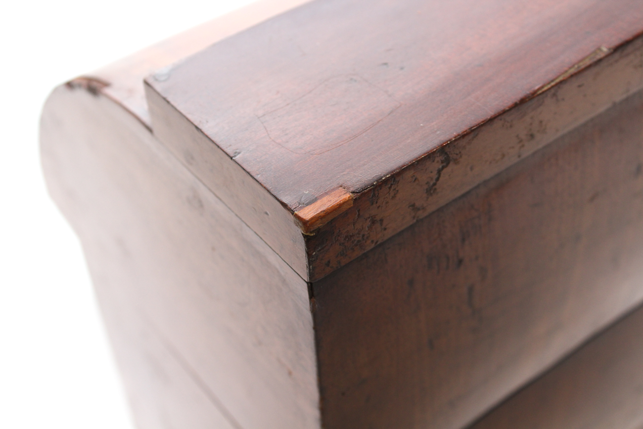 Dutch Mahogany Bureau-Form Decanter Box, Early 19th Century