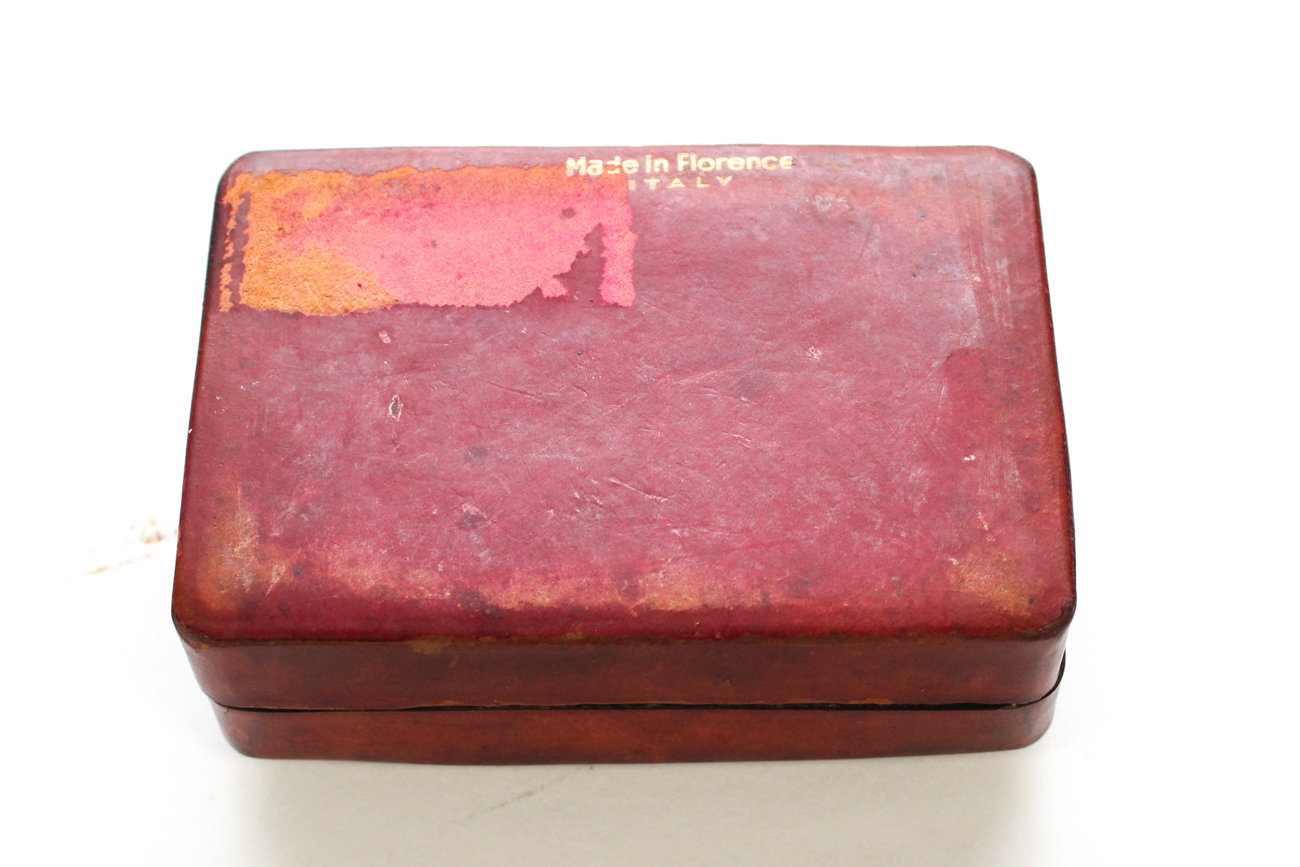 Collection of Brass and Leather Boxes, 20th Century