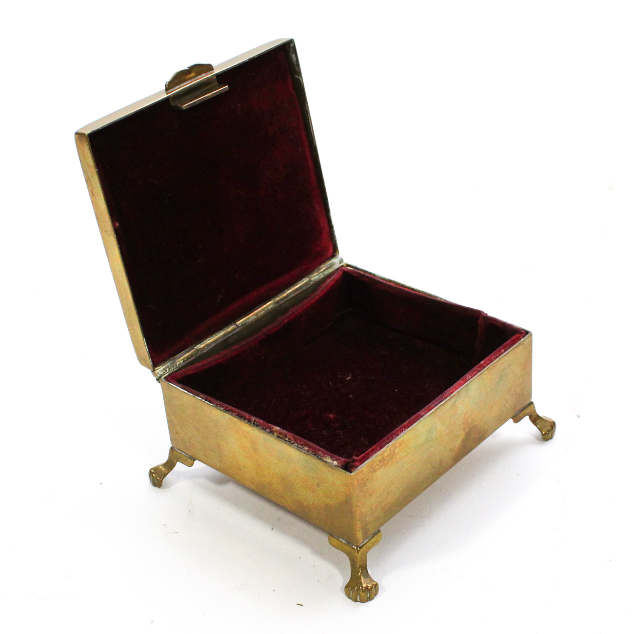 Collection of Brass and Leather Boxes, 20th Century