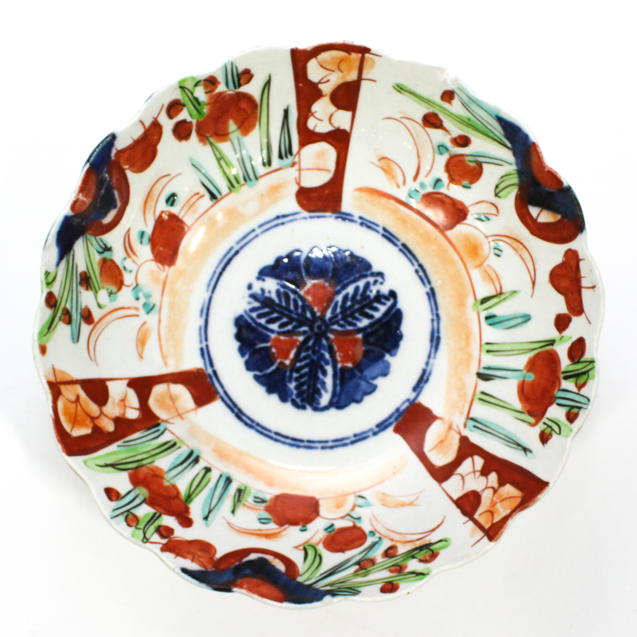 Antique Japanese Imari Bowl and Plate