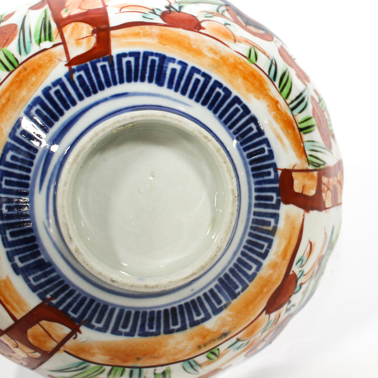 Antique Japanese Imari Bowl and Plate