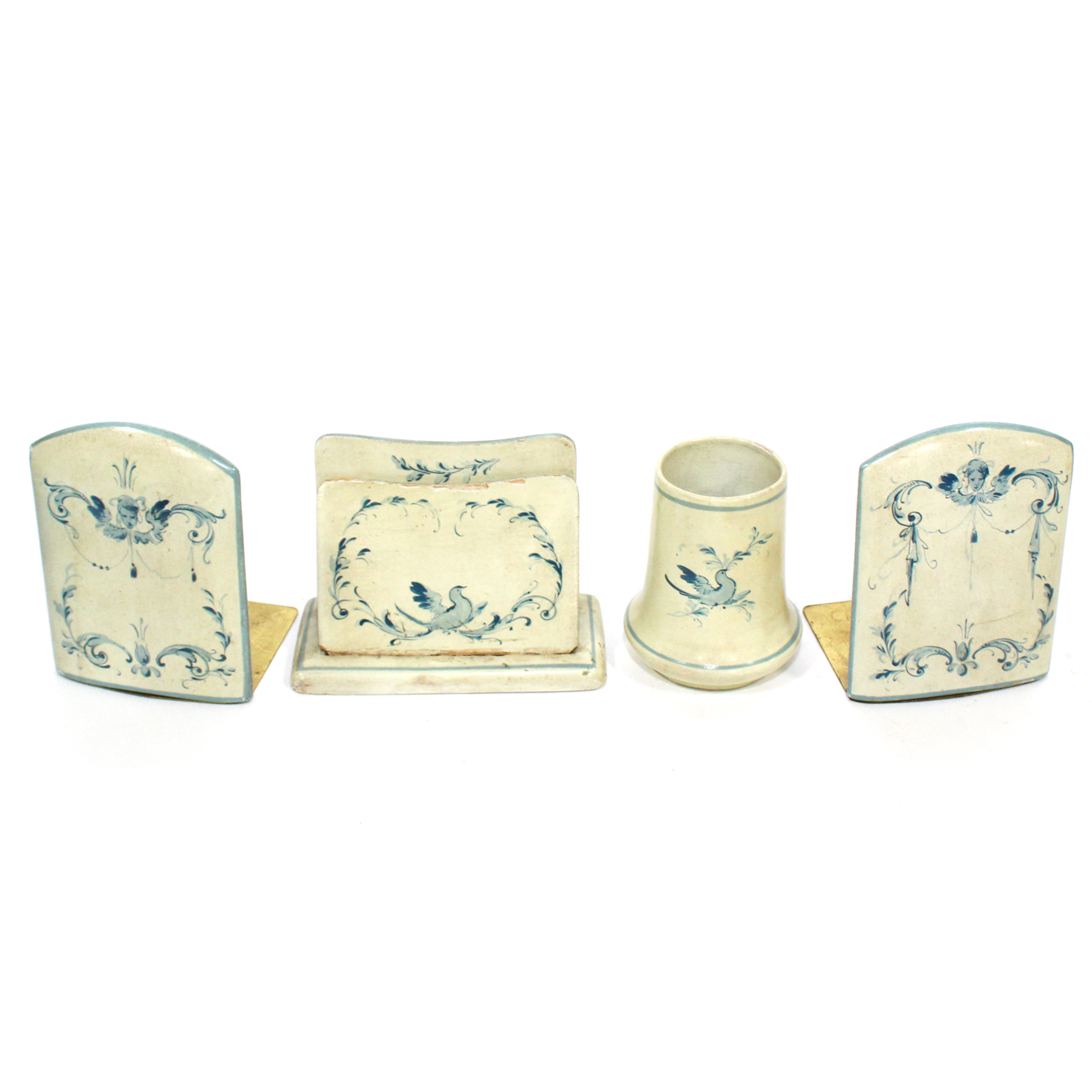 Collection of Italian Desk Accessories, 20th Century