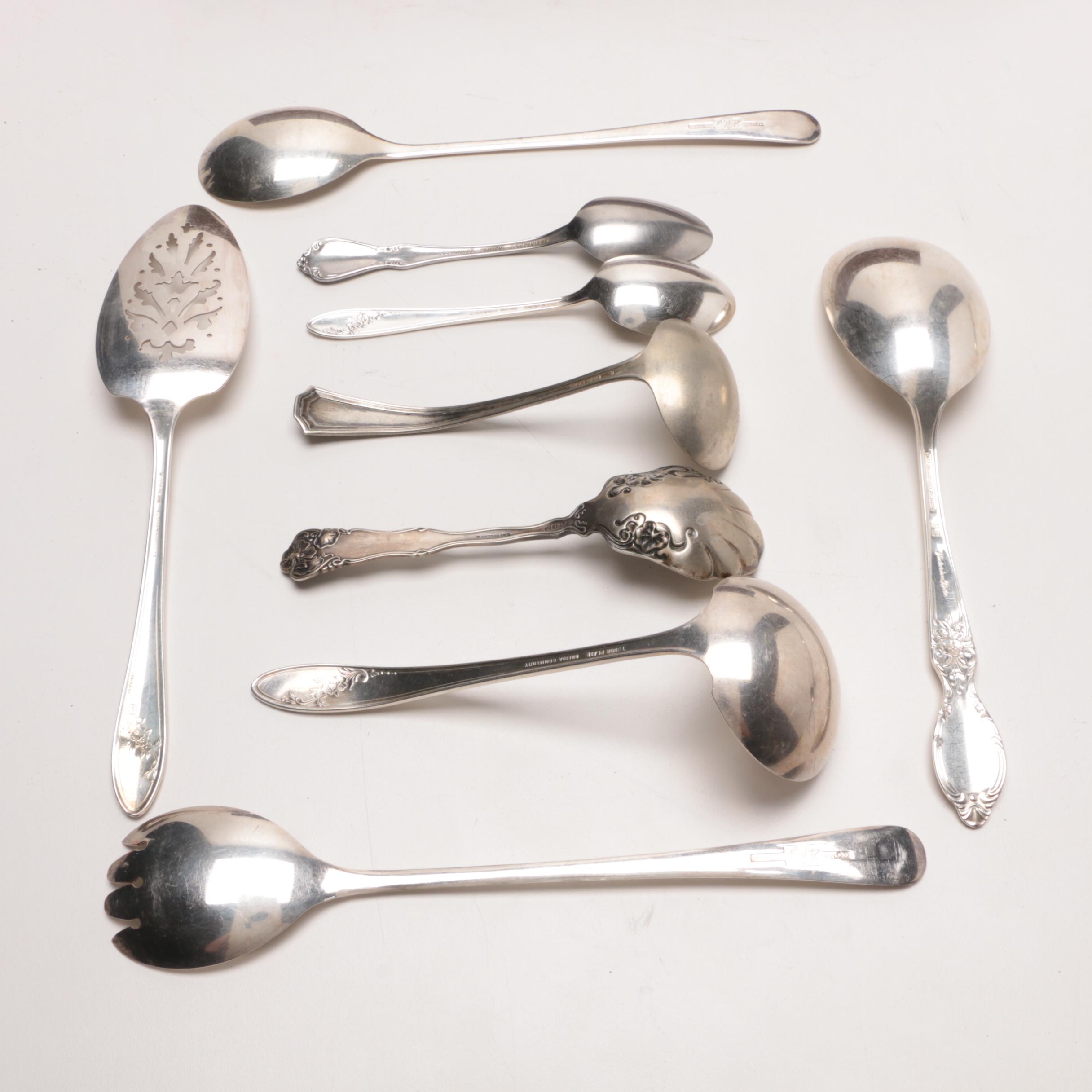 Assorted Flatware Featuring Oneida "Queen Bess II" Silver Plate