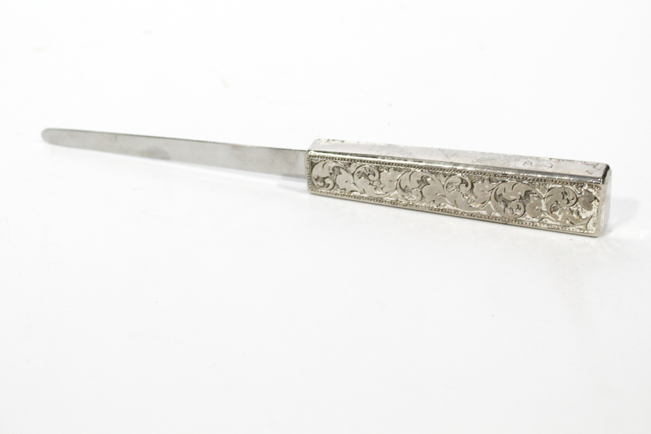 Three Piece Sterling Silver Carving Set