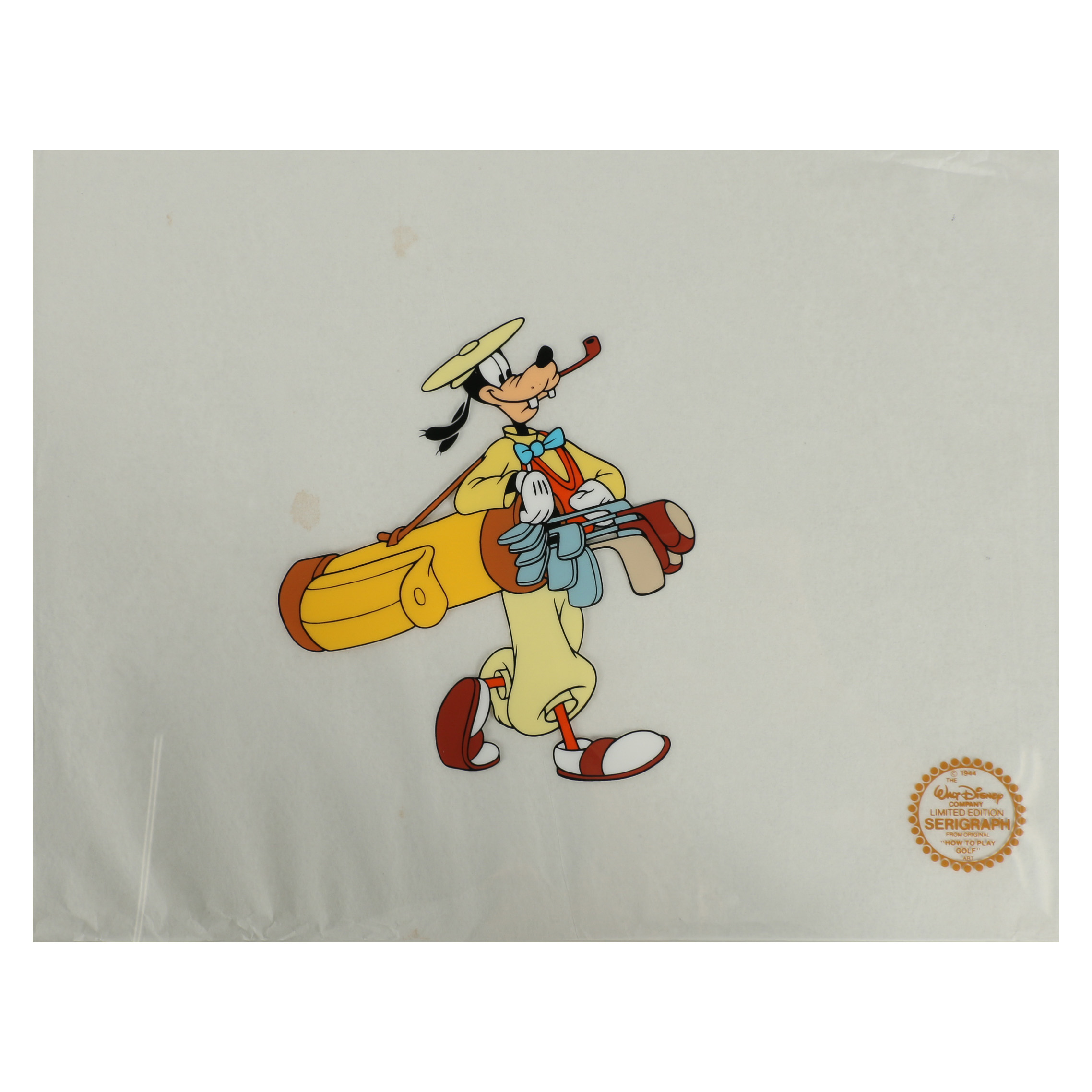 Reproduction Sericel of Goofy