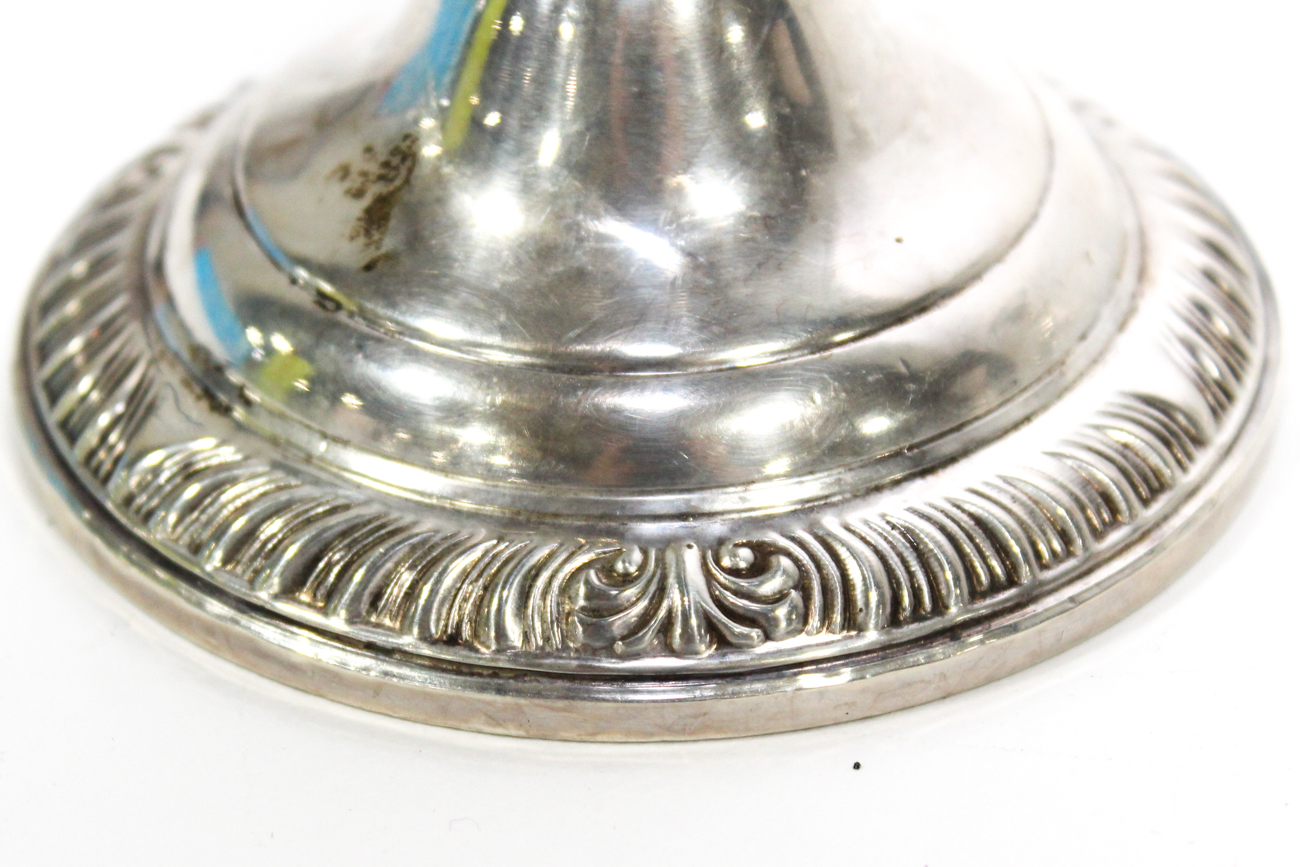 Pair of Weighted Sterling Silver Candlesticks by Frank M. Whiting