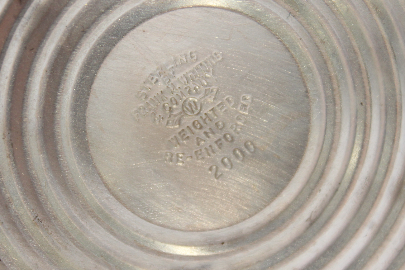 Pair of Weighted Sterling Silver Candlesticks by Frank M. Whiting