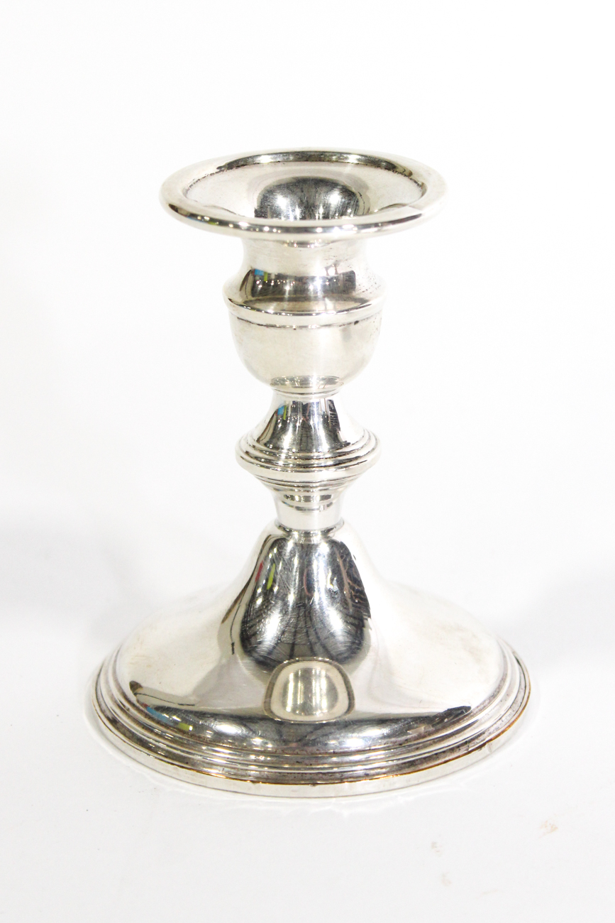 Pair of Weighted Sterling Silver Candlesticks by Frank M. Whiting