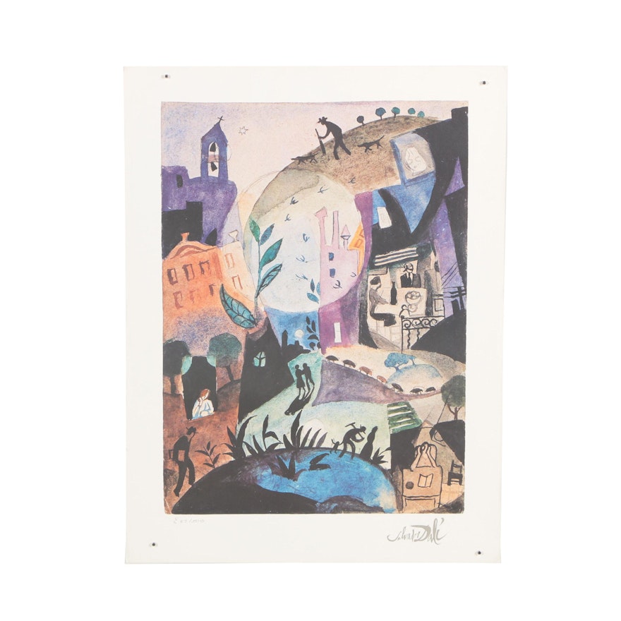 Limited Edition Offset Lithograph after Salvador Dalí "The First Days of Spring"