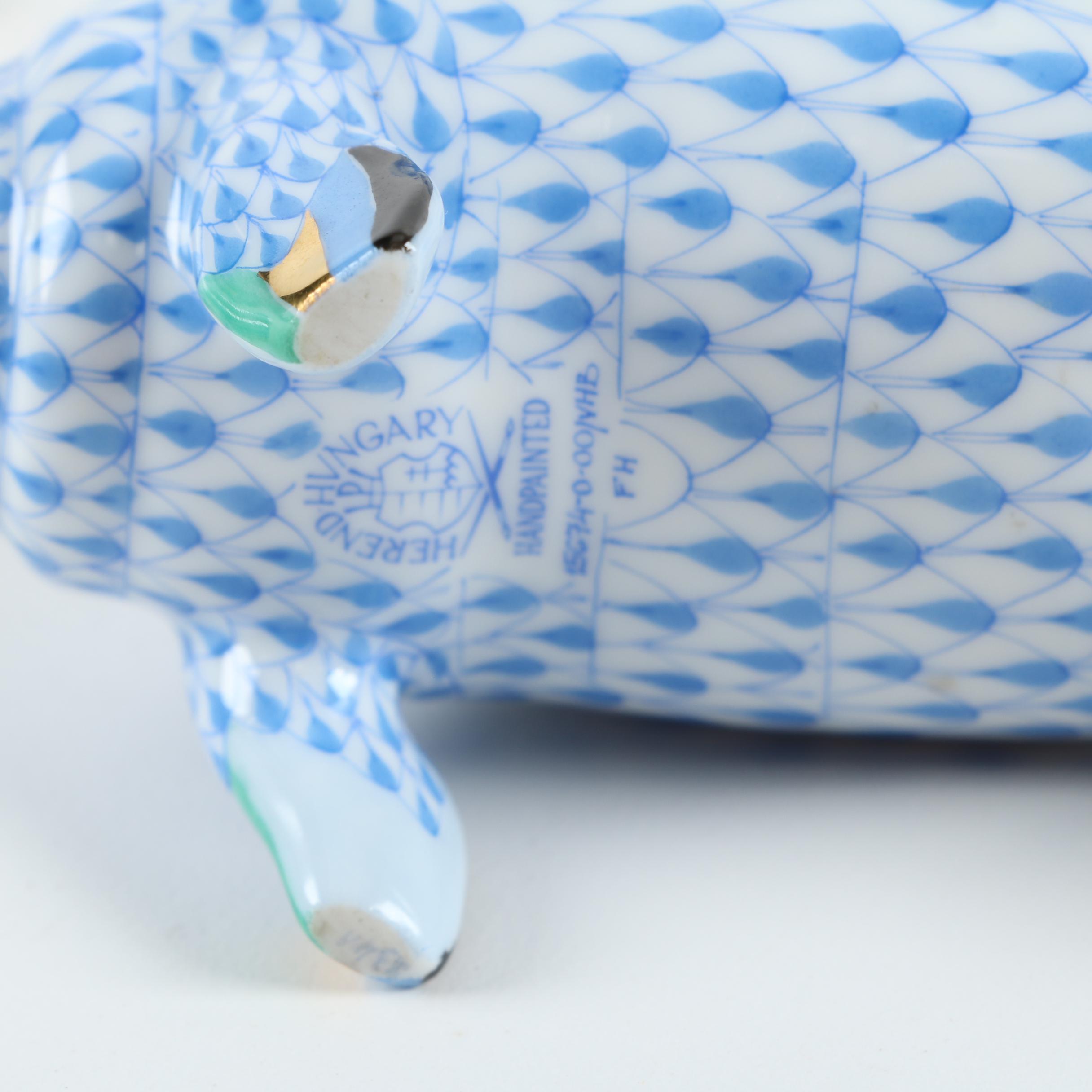 Herend "Manatee" Porcelain Figurine