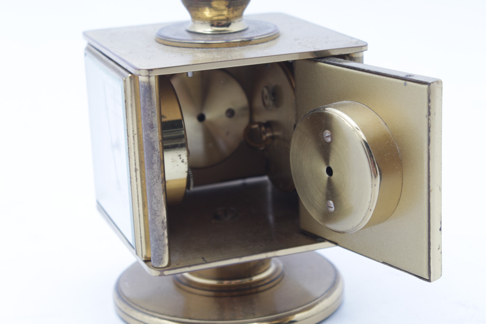 Vintage Remembrance Swiss Desk Clock and Weather Station