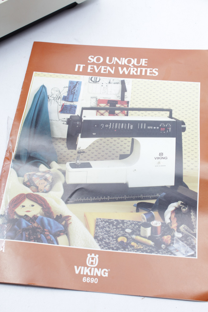 Vintage Viking Husqvarna 6690 Computerized Sewing Machine