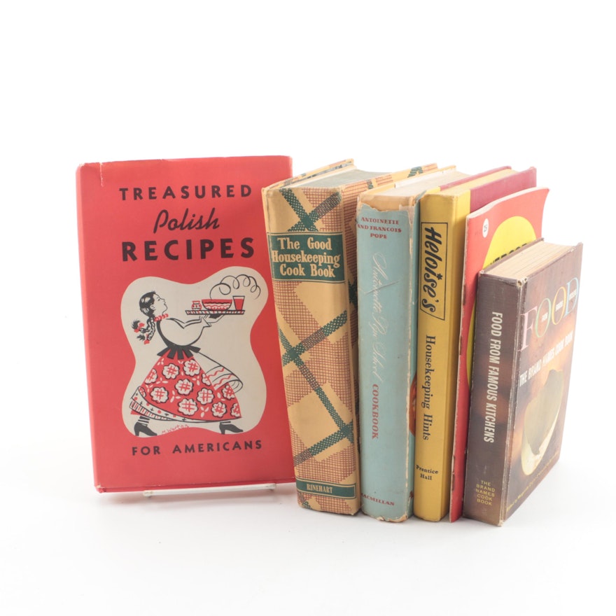 Mid Century Cookbooks and Housekeeping Books