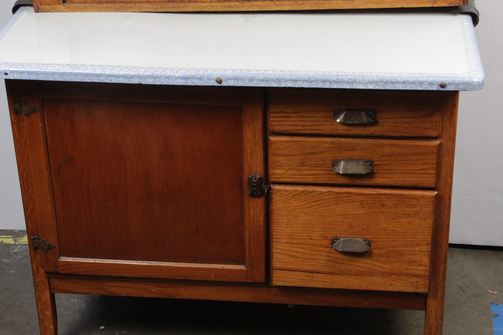 Antique Showers Brothers Hoosier Cabinet