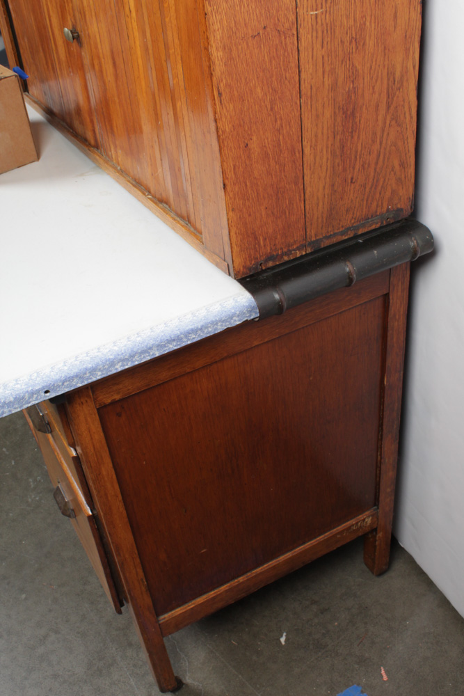 Antique Showers Brothers Hoosier Cabinet