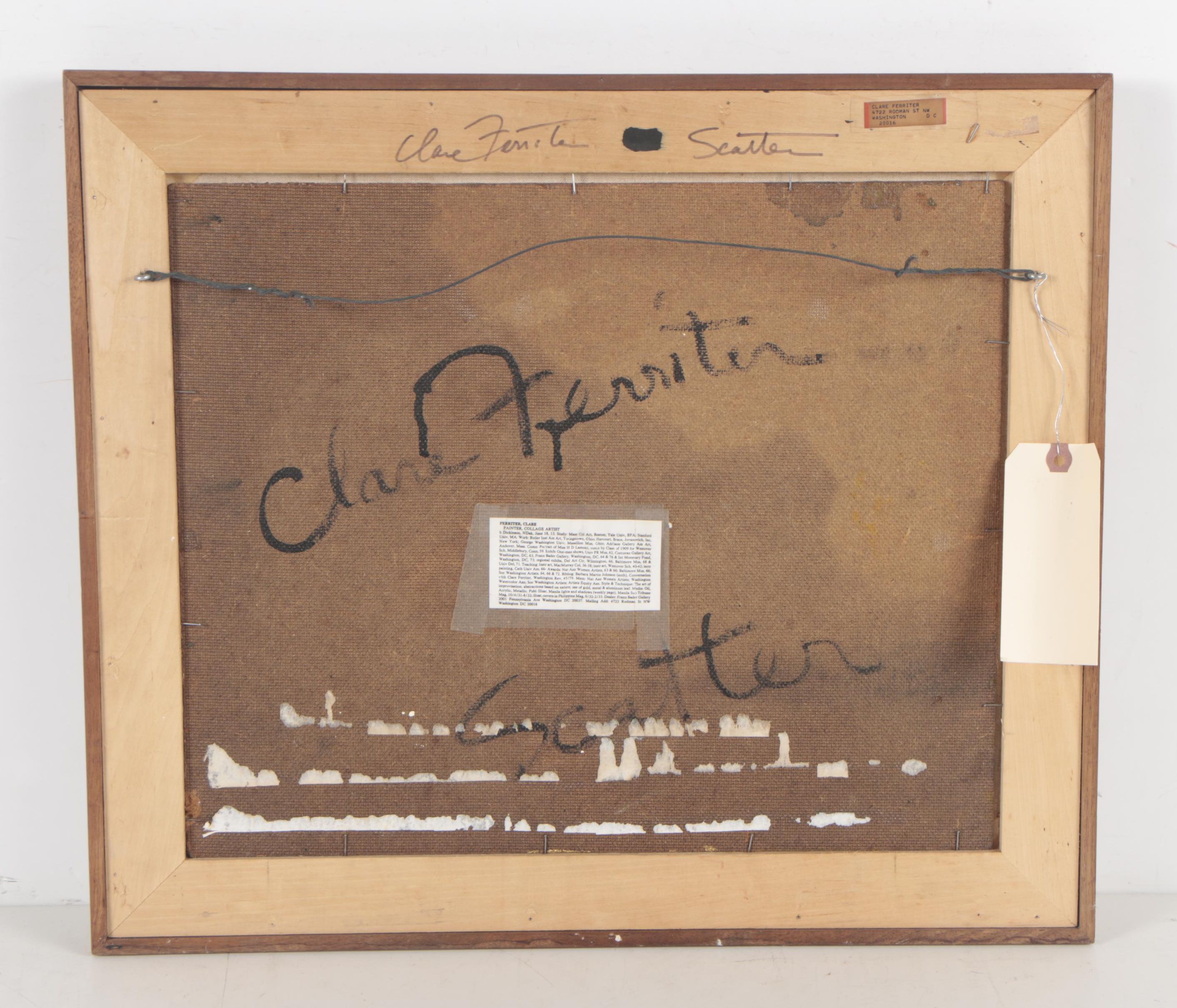 Clare Ferriter Mixed Media Painting "Scatter"