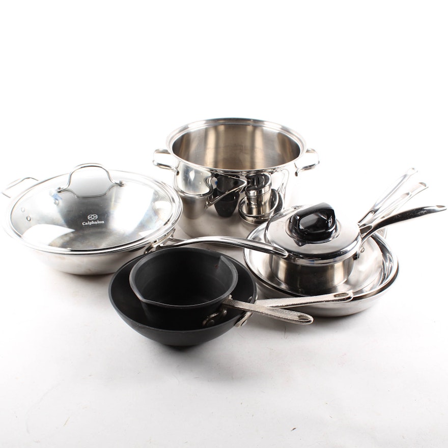 Stainless Steel Cookware with Calphalon