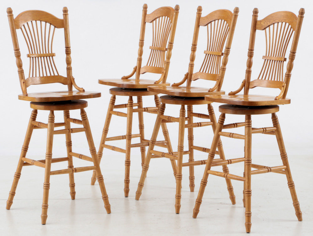 Oak Counter Height Dinette Set