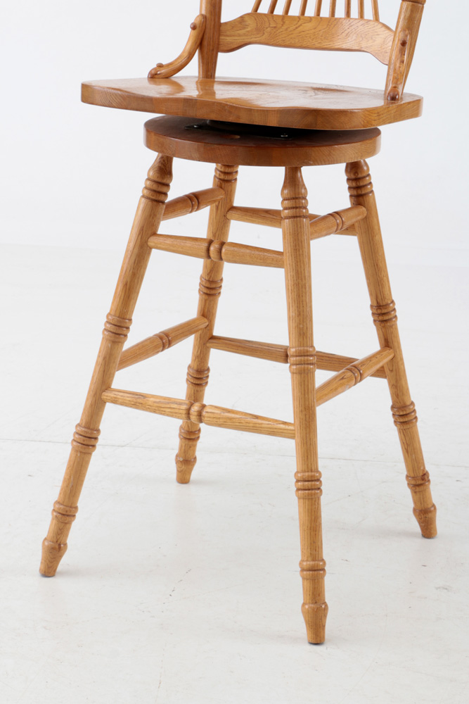 Oak Counter Height Dinette Set