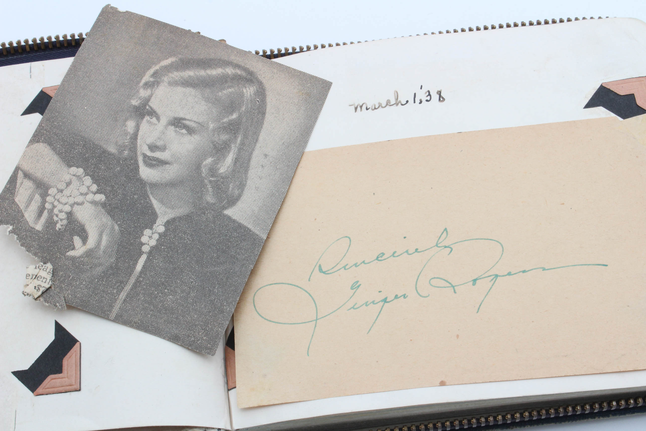 Important 1920s - 1930s Era Celebrity Autograph Book