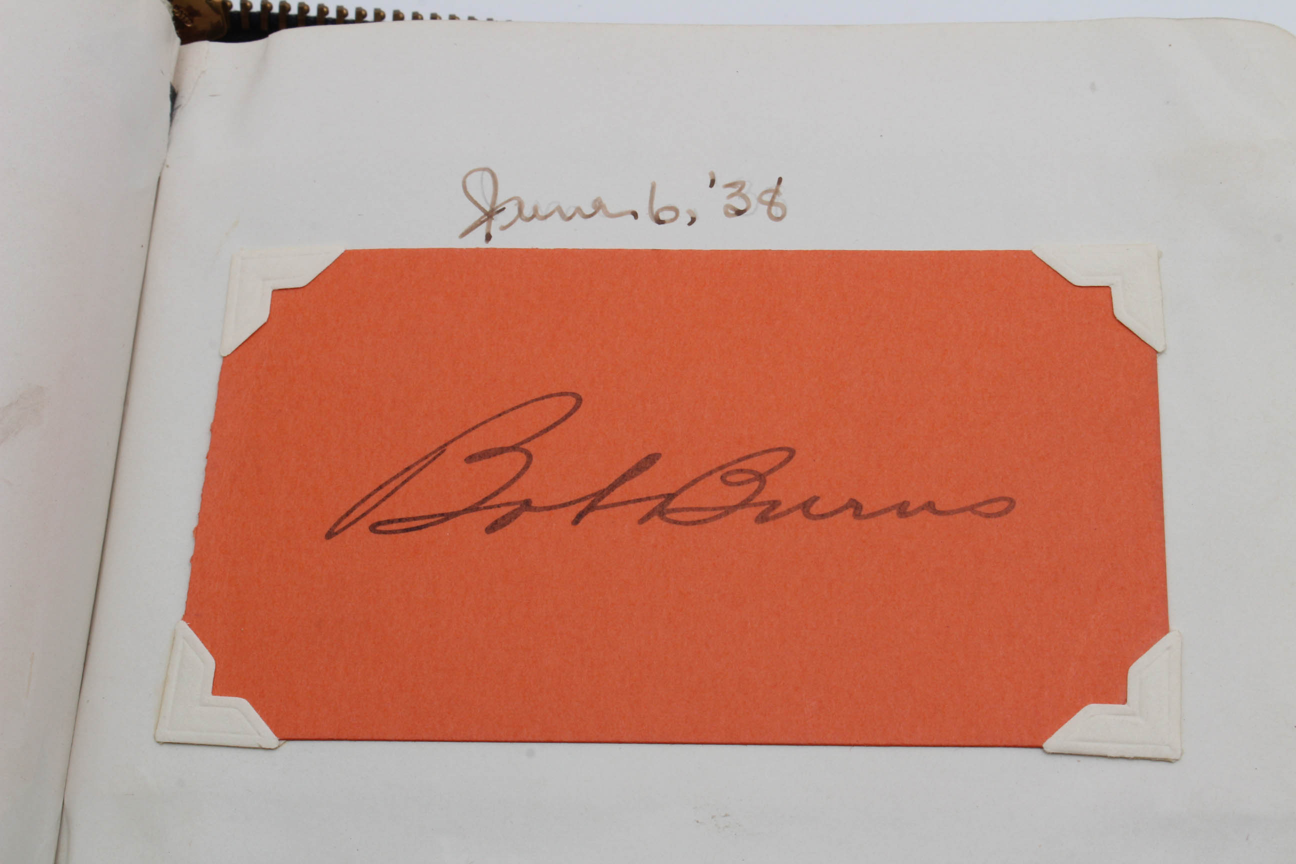 Important 1920s - 1930s Era Celebrity Autograph Book