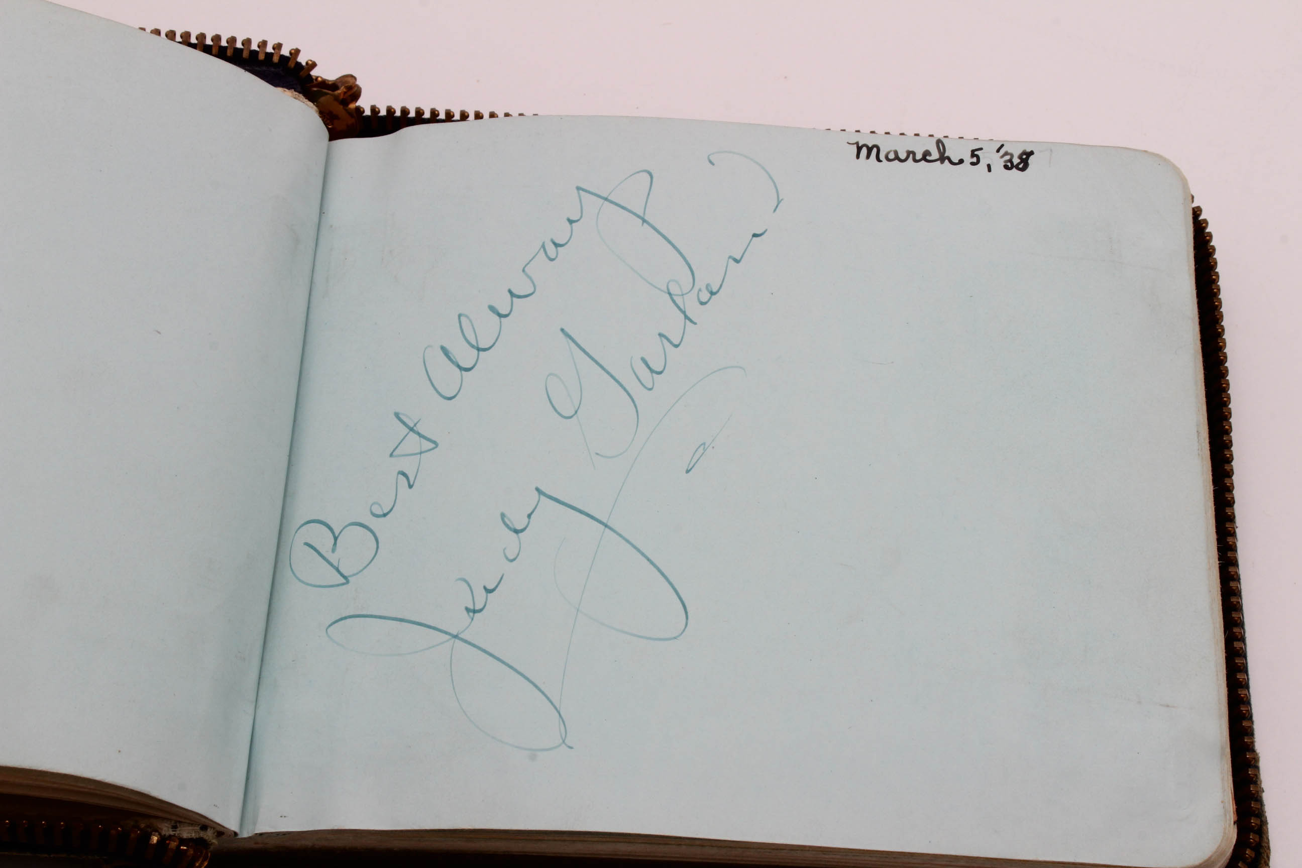 Important 1920s - 1930s Era Celebrity Autograph Book