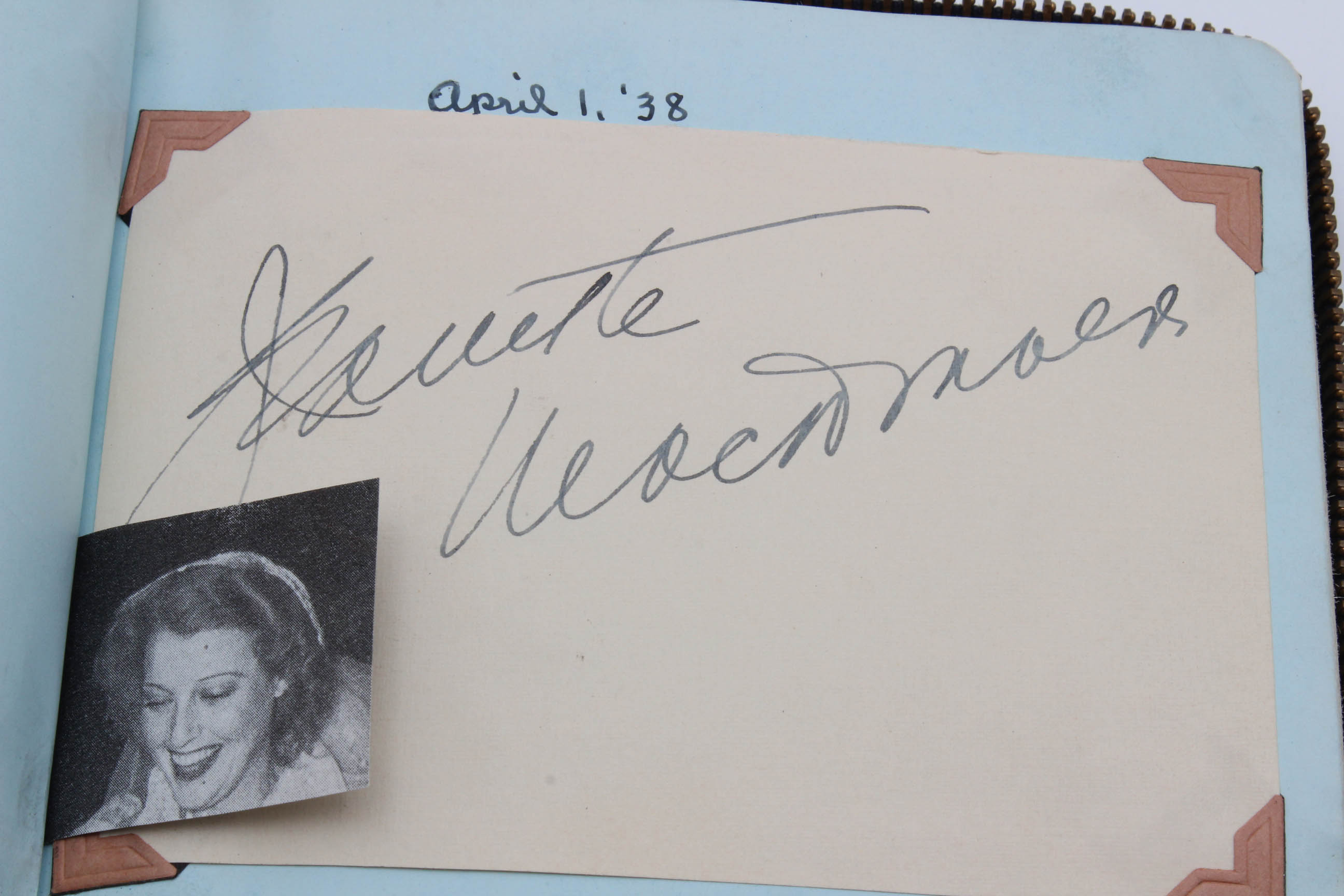 Important 1920s - 1930s Era Celebrity Autograph Book