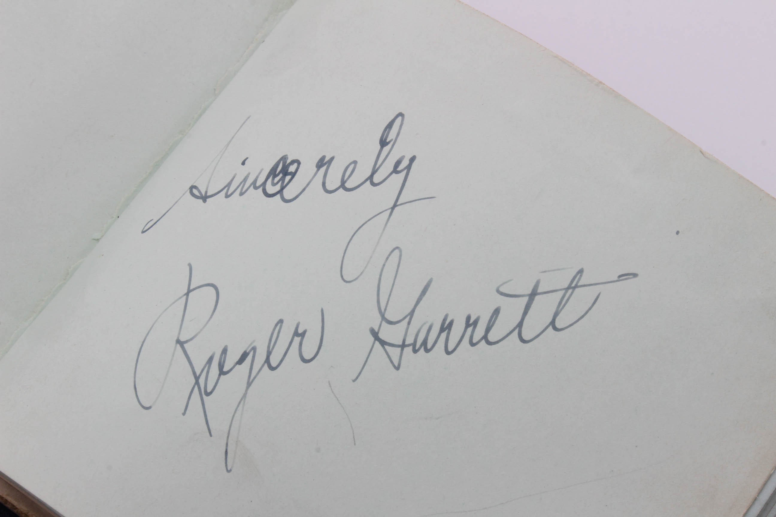 Important 1920s - 1930s Era Celebrity Autograph Book