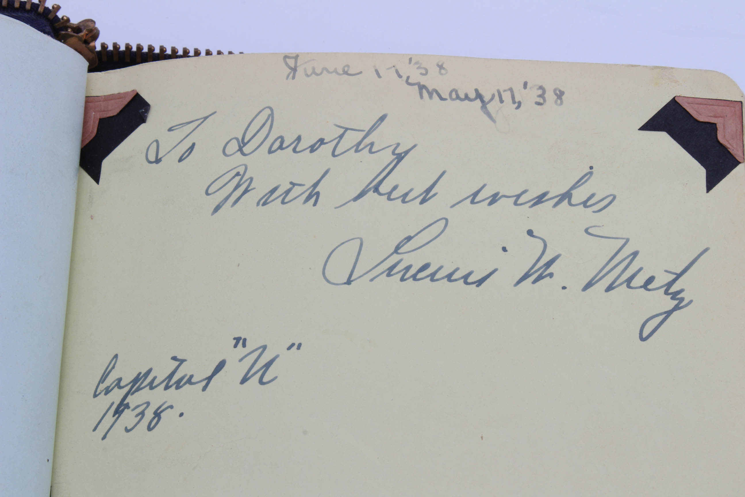 Important 1920s - 1930s Era Celebrity Autograph Book