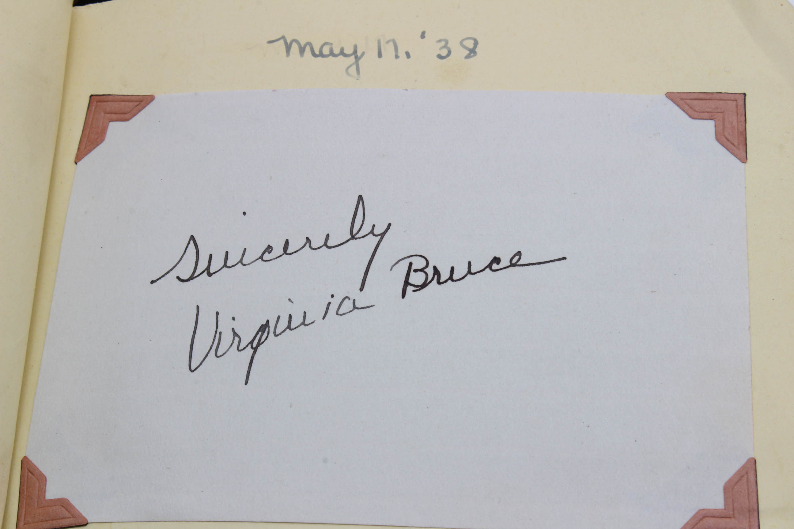 Important 1920s - 1930s Era Celebrity Autograph Book
